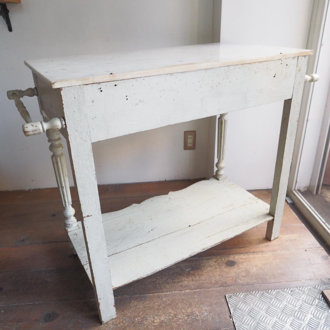 ★希少!大理石天板フランスアンティーク★ コンソールテーブル 机