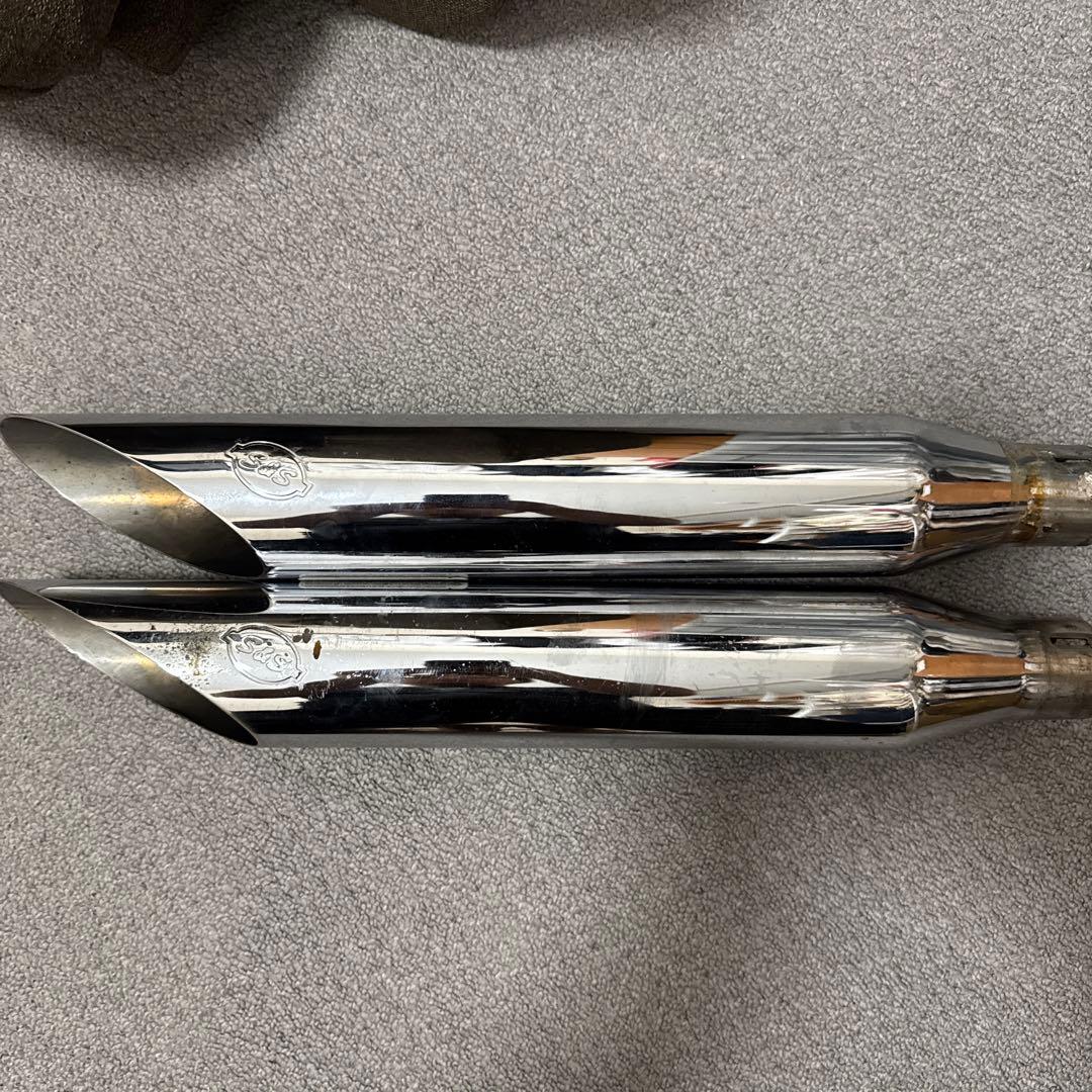 ハーレーダビッドソン　S &S スラッシュカット　スリップオン　マフラー