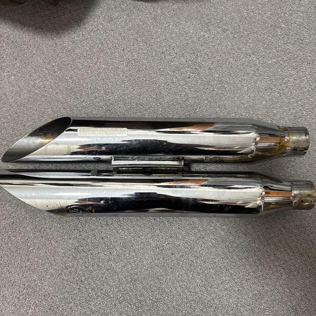 ハーレーダビッドソン　S &S スラッシュカット　スリップオン　マフラー