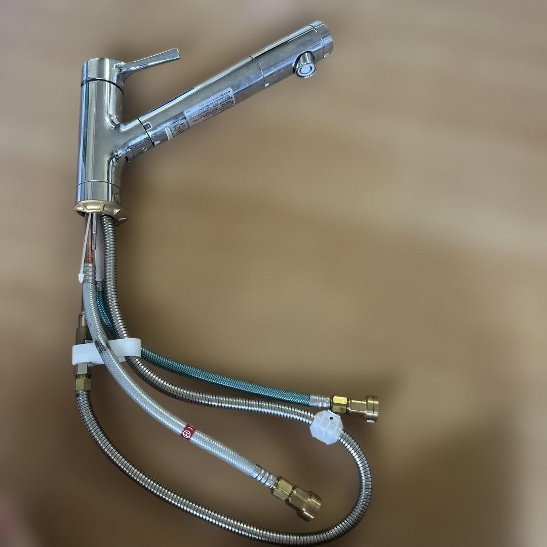 TOTO キッチン水栓 台付シングル混合水栓 浄水カートリッジ内蔵