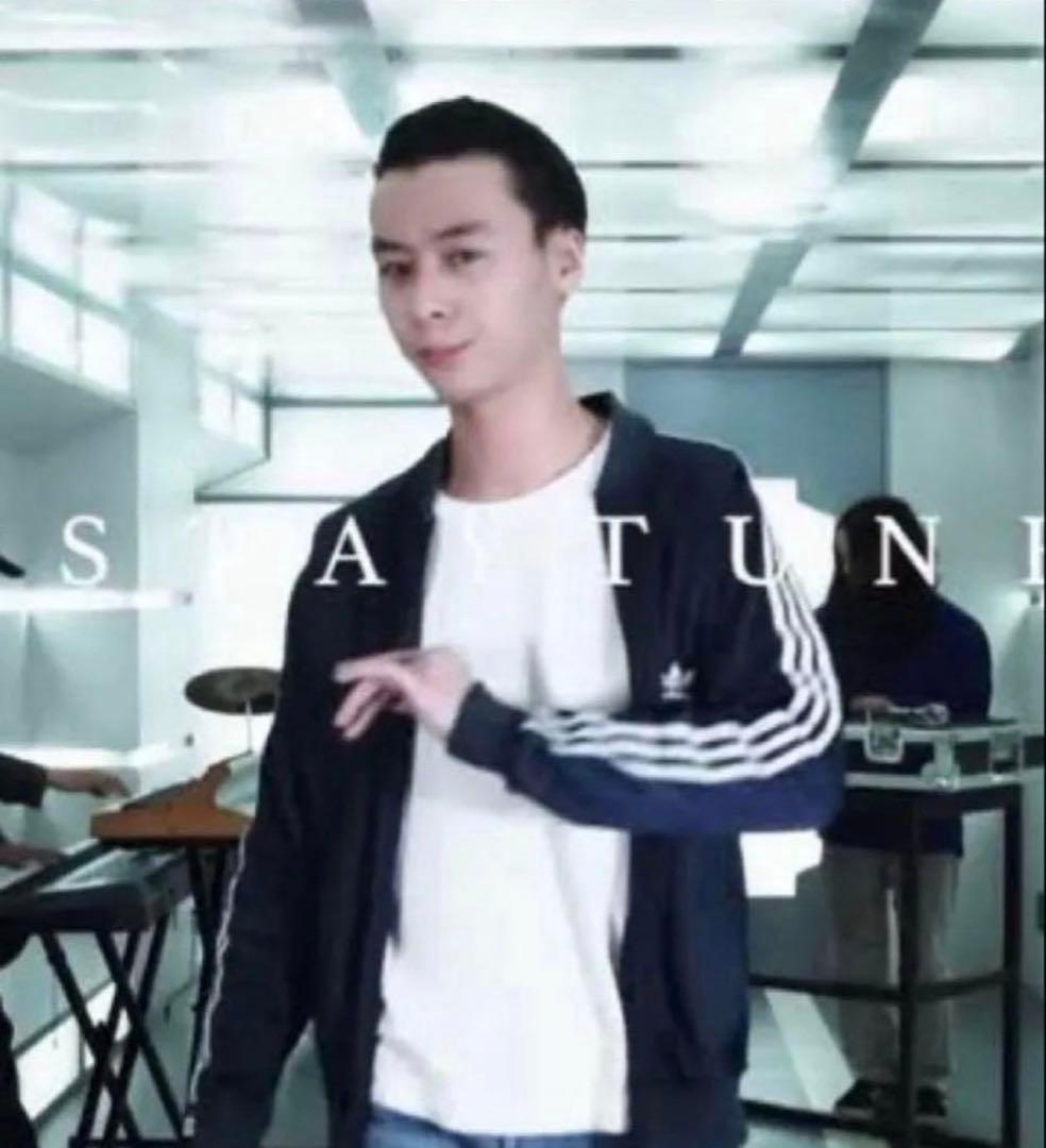 ヨンス着用同色adidas ATP 80s 銀タグ USA製 ジャージ ネイビー