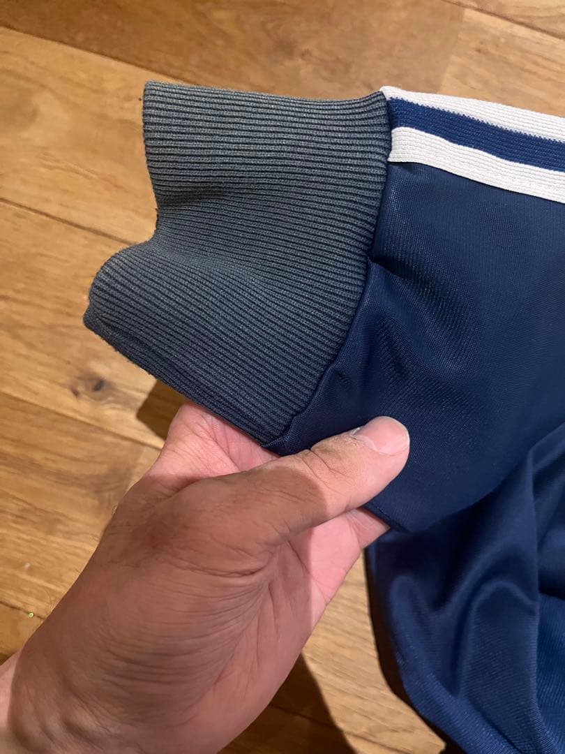 ヨンス着用同色adidas ATP 80s 銀タグ USA製 ジャージ ネイビー