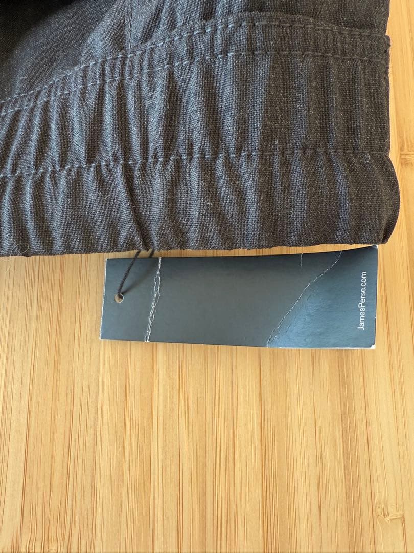 赤人JAMES PERSE MENストレッチウール ドローストリングパンツ