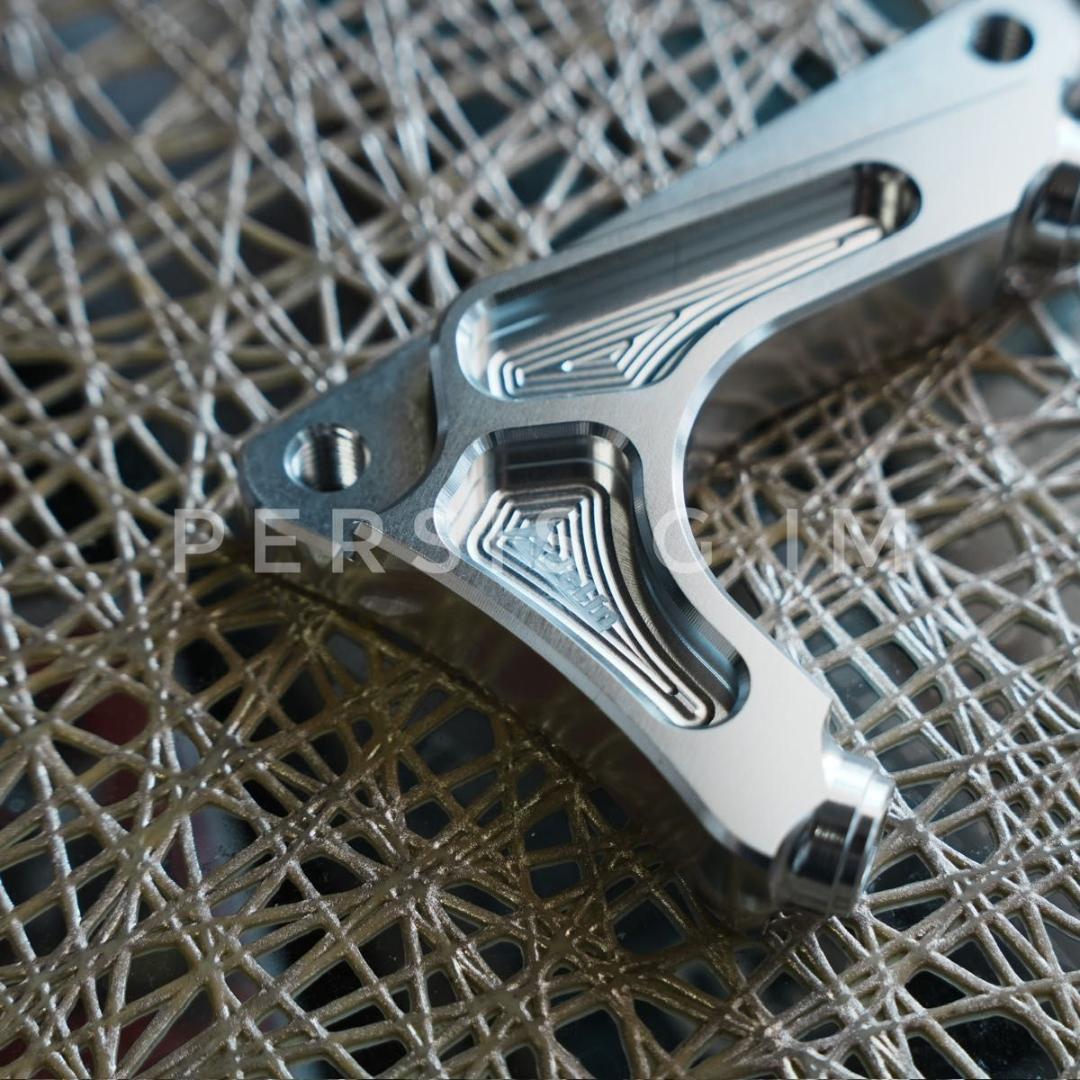 Adelin正規品 82mmラジアルキャリパー サポートセット 銀 / シルバー