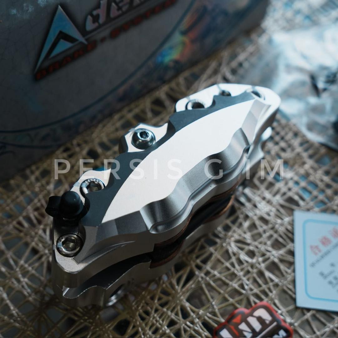 Adelin正規品 82mmラジアルキャリパー サポートセット 銀 / シルバー