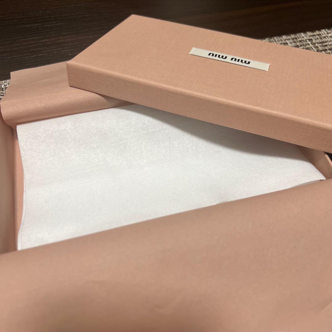 MIU MIU iPhone14pro maxケース ブラック新品未使用 箱付き