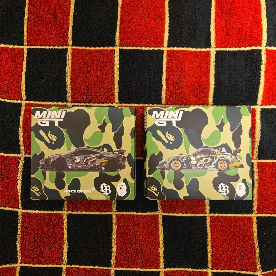 MINI GT BAPE LBWK マクラーレン 720S RX-7 2台セット
