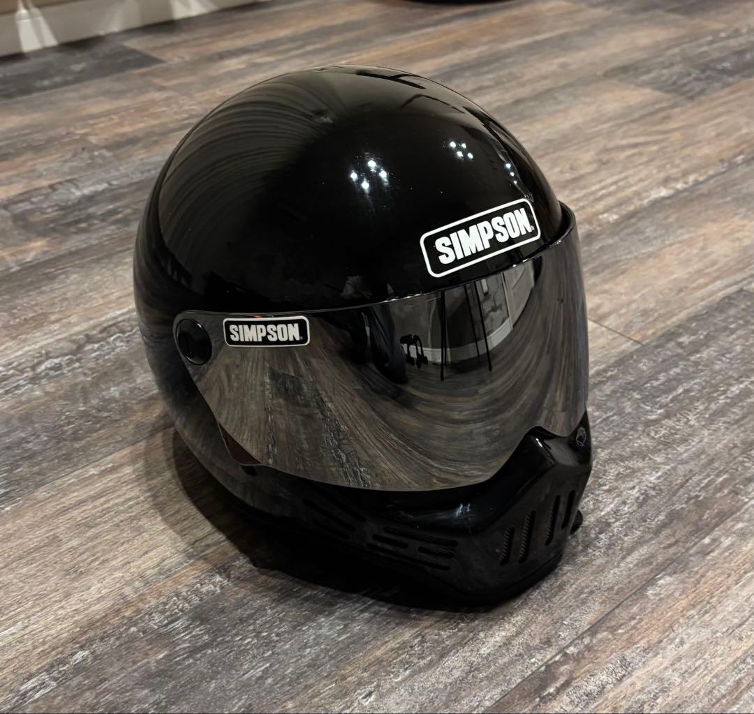 SIMSON M30 ブラック ミラーシールドMサイズ