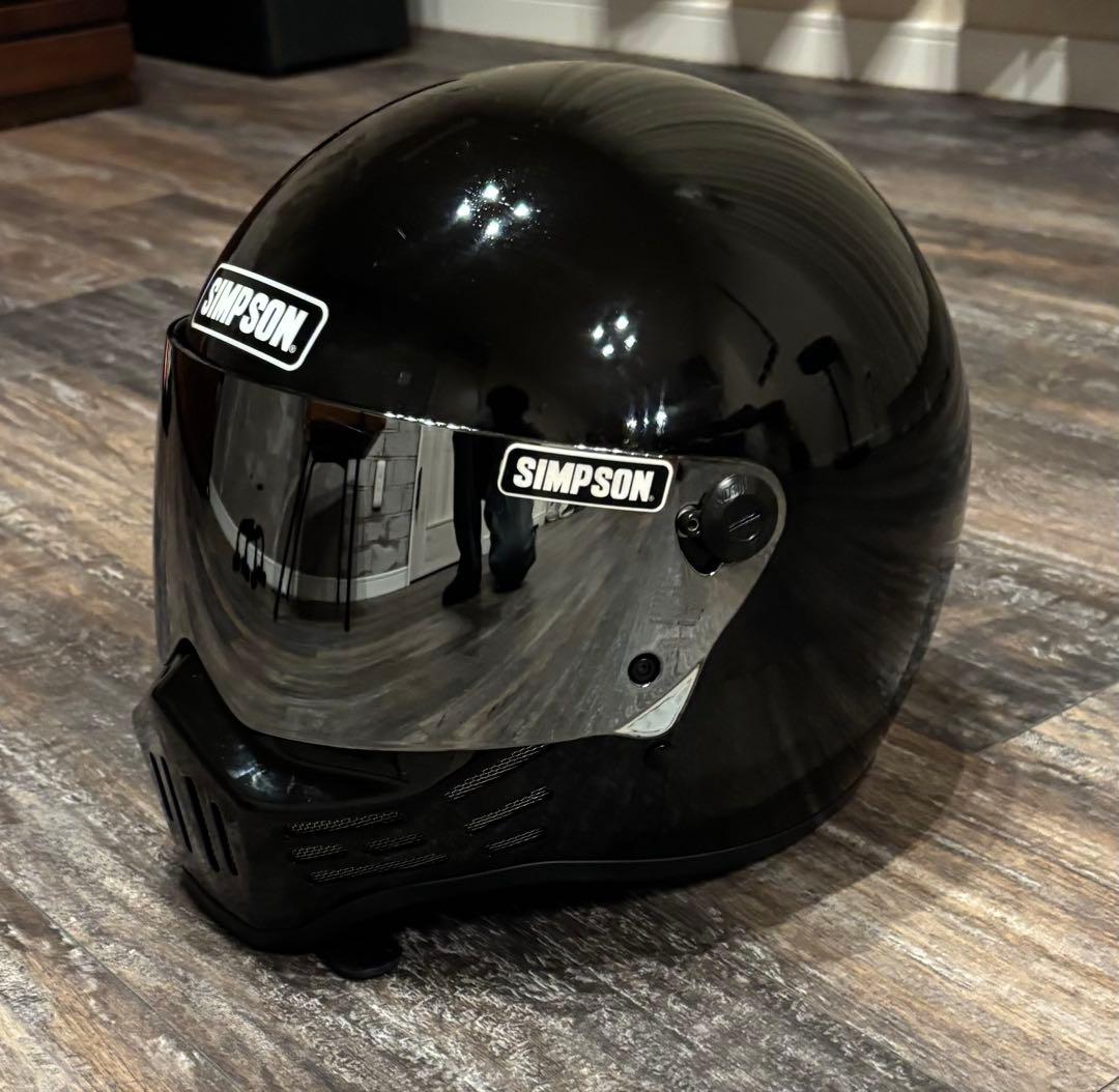 SIMSON M30 ブラック ミラーシールドMサイズ