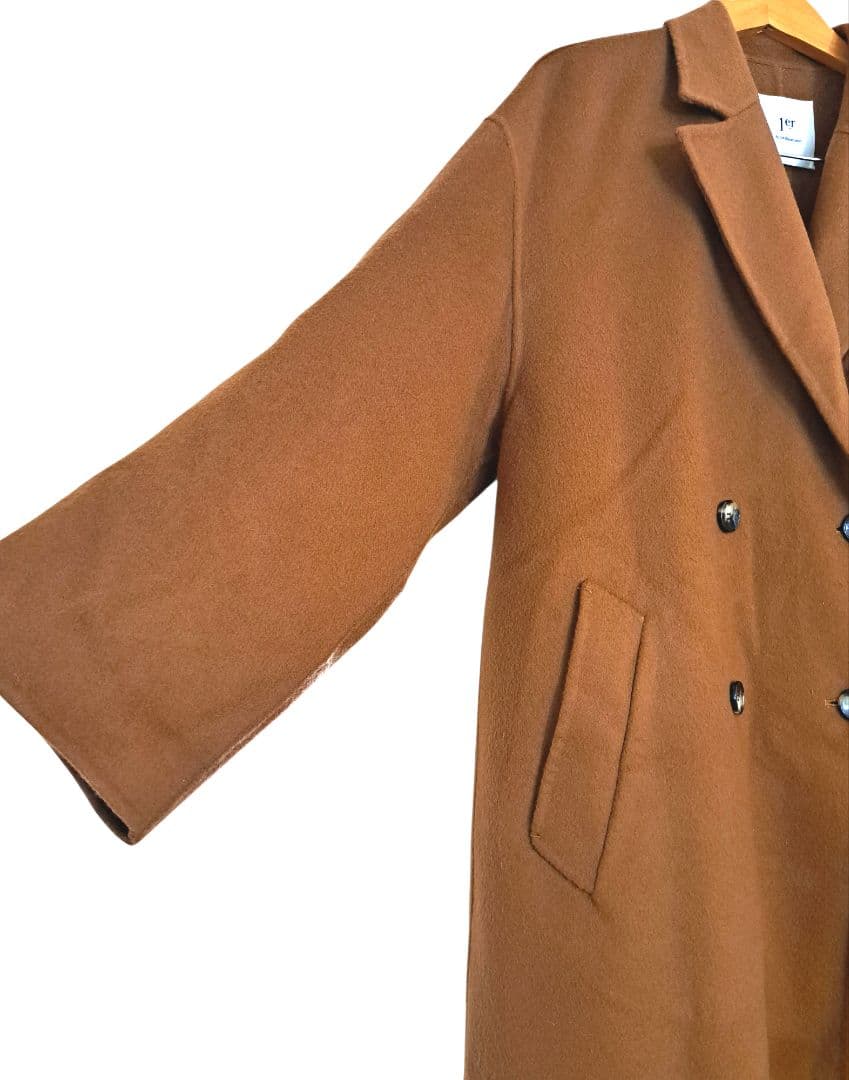 定価6.5万円　1er Arrondissement　カシミヤ　チェスターコート