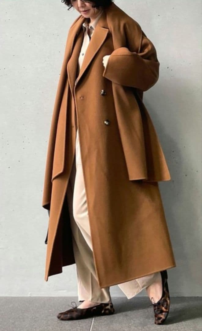 定価6.5万円　1er Arrondissement　カシミヤ　チェスターコート