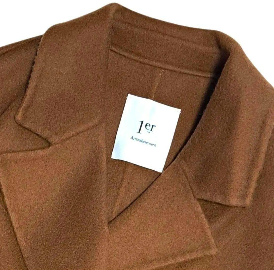 定価6.5万円　1er Arrondissement　カシミヤ　チェスターコート