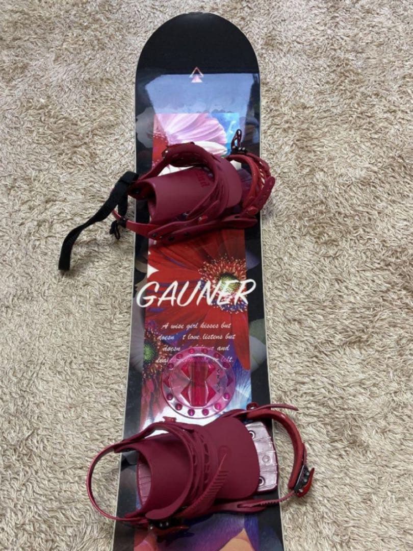 GAUNER スノーボードビンディング付き