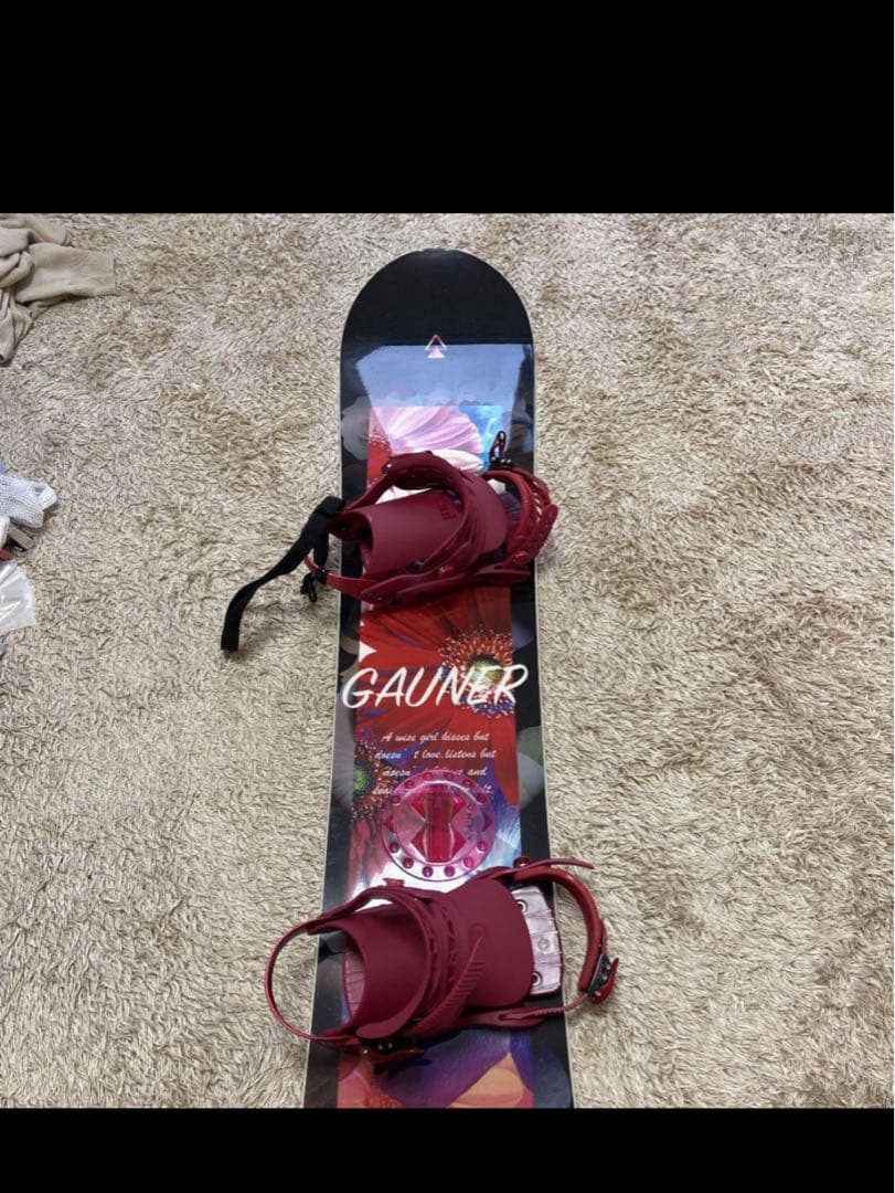 GAUNER スノーボードビンディング付き