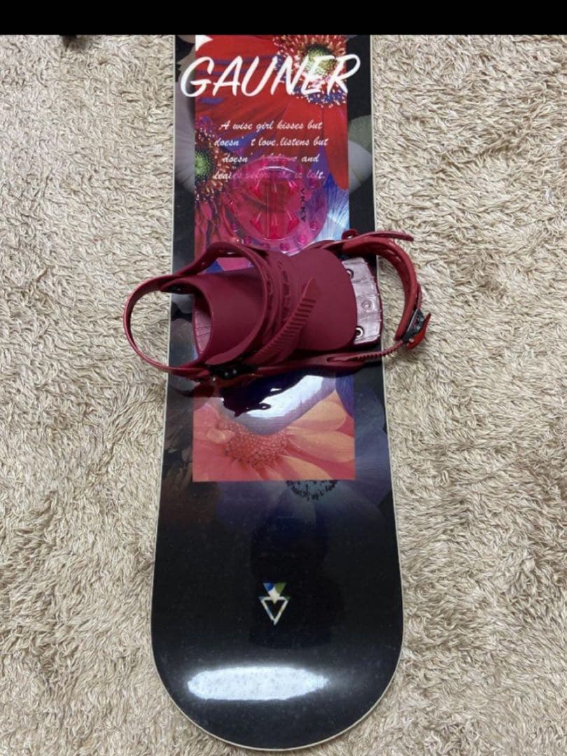 GAUNER スノーボードビンディング付き