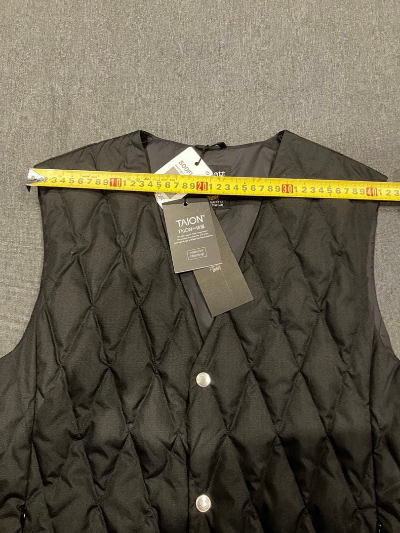 【タグ付き】schott TAION DOWN VEST Vネックインナーダウン