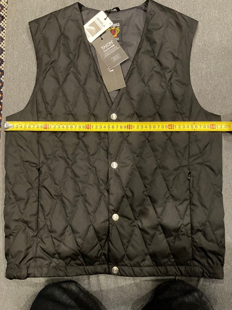 【タグ付き】schott TAION DOWN VEST Vネックインナーダウン