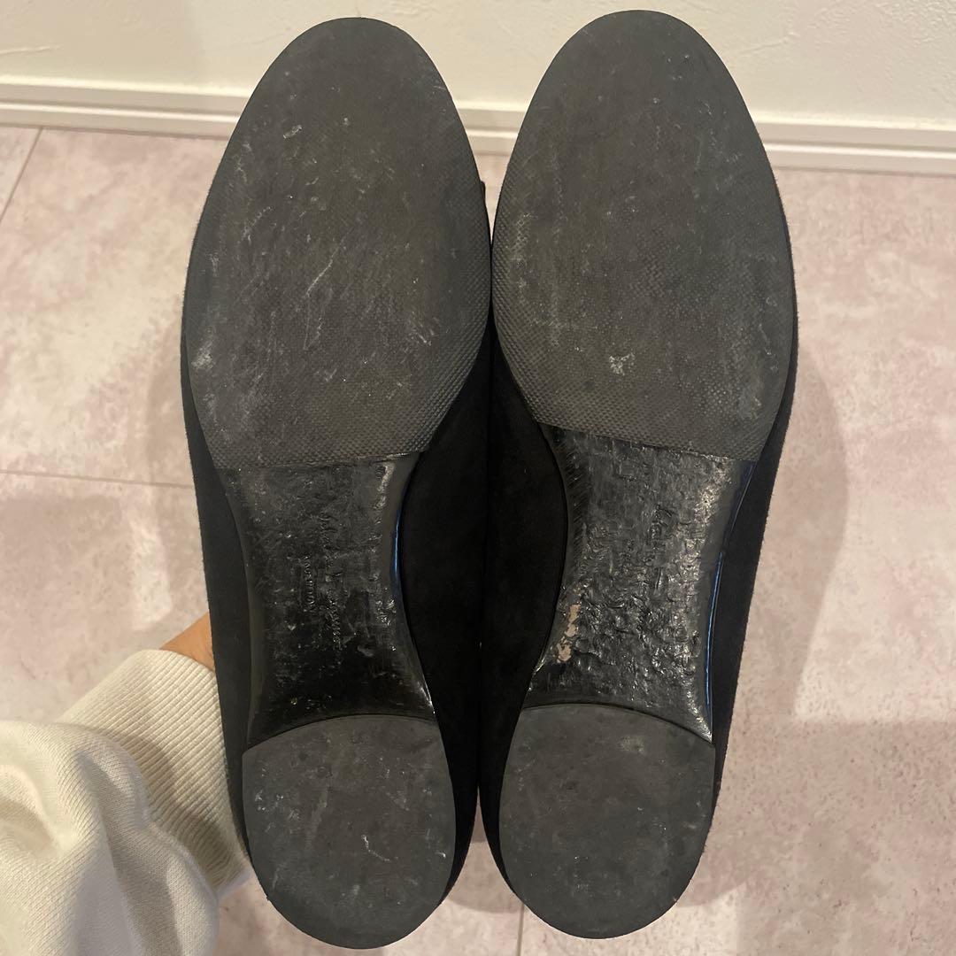 フェラガモ パンプス フラットバレエシューズ　6 D リボン