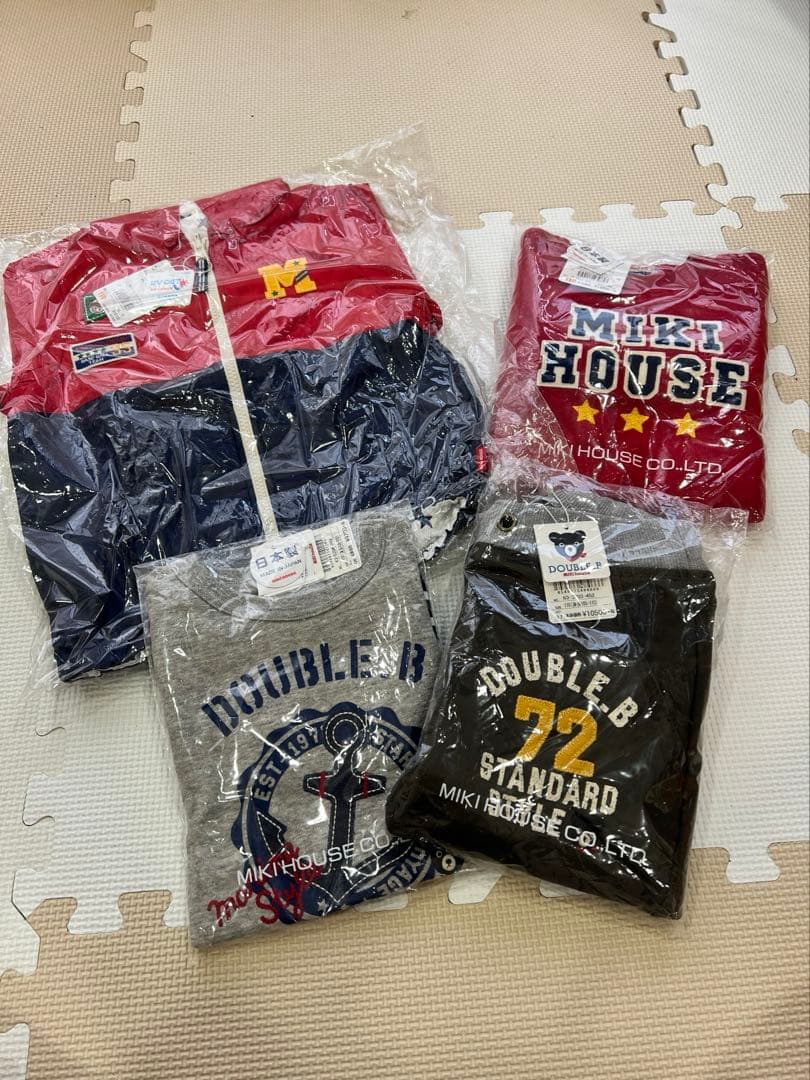 ミキハウス DOUBLE.B キッズ服 110サイズ 冬物 長袖 長ズボン