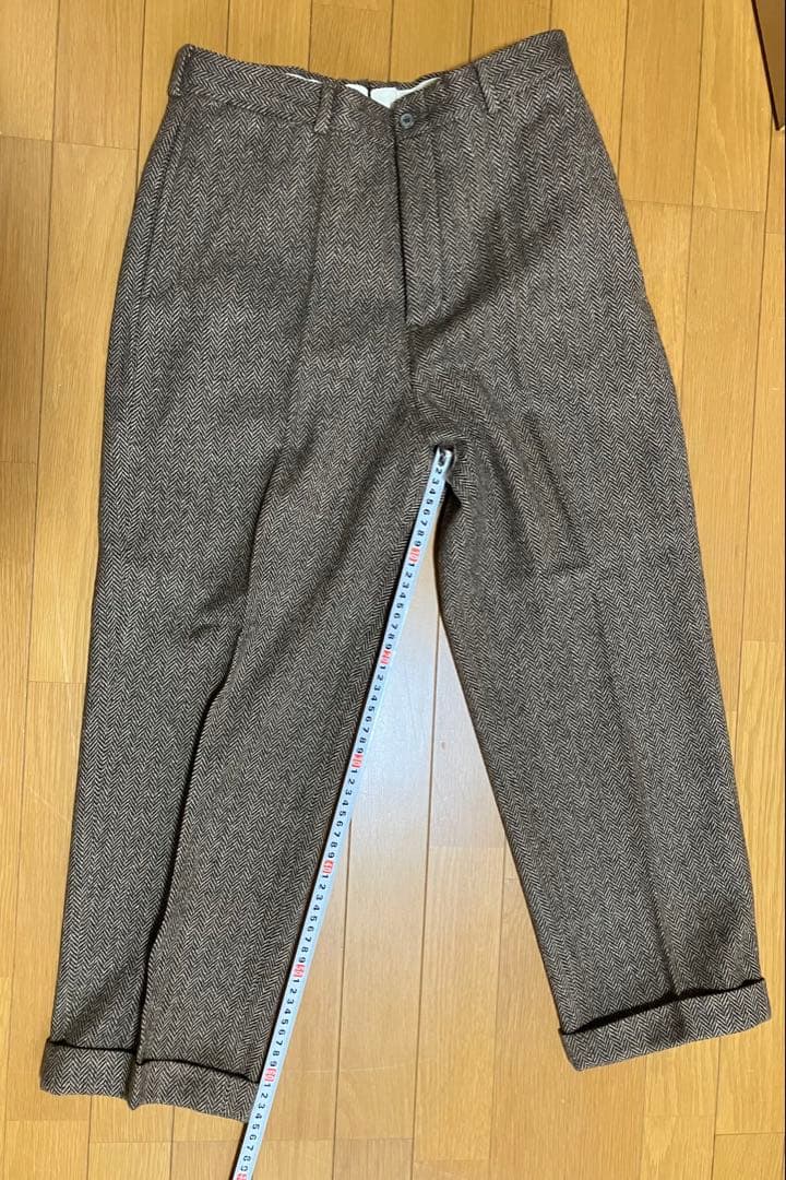 90s RRLヘリンボーン ウールパンツ　W30 made in USA