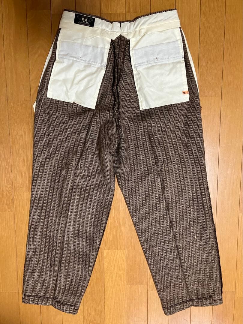 90s RRLヘリンボーン ウールパンツ　W30 made in USA