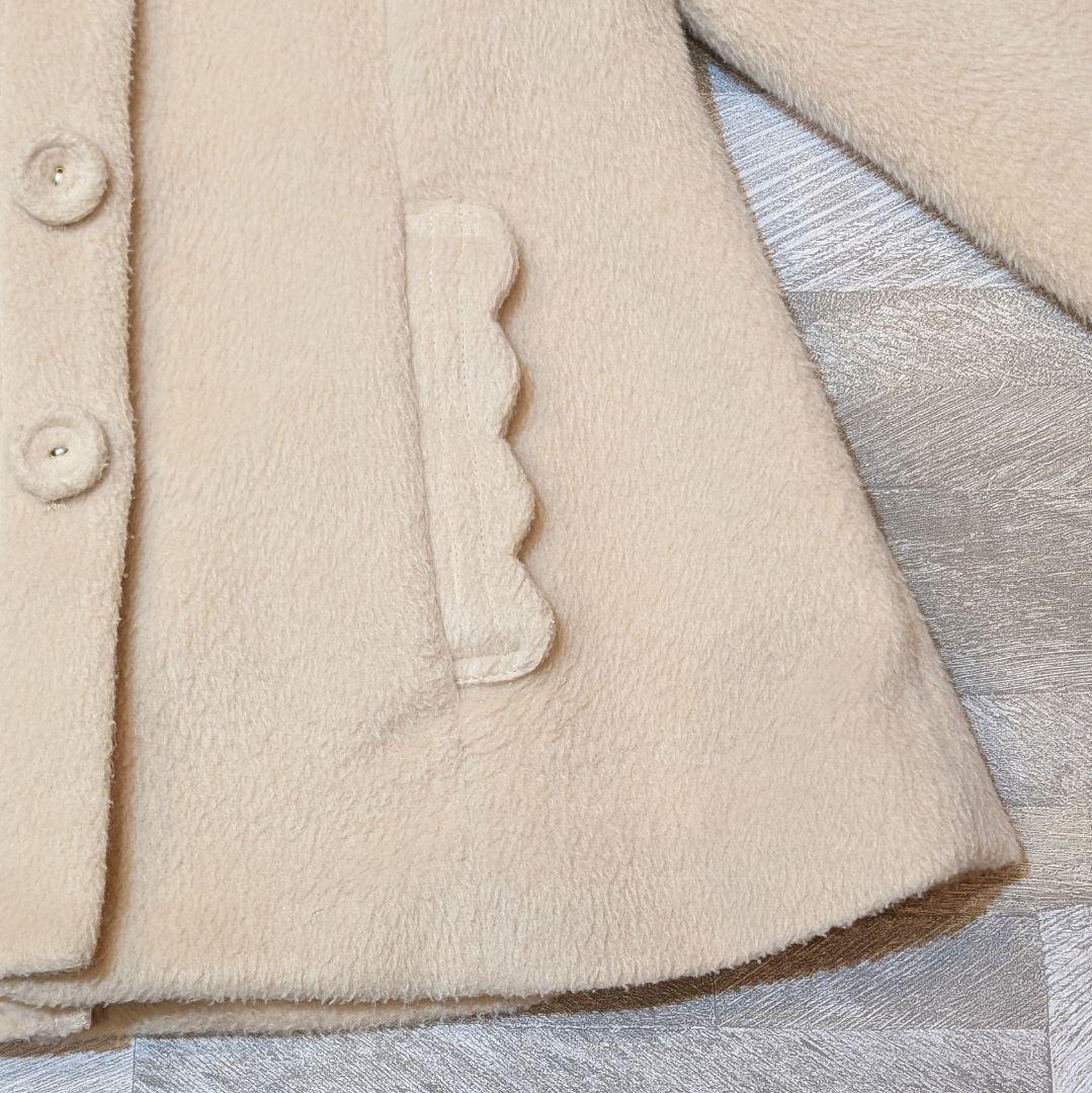 ★冬物最終セール★LIZ LISA 裏地ローズ柄 リボン Aラインコート