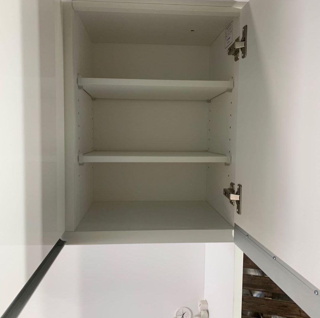 H377R\" NITORI RESUME キッチンボード 食器棚 ホワイト