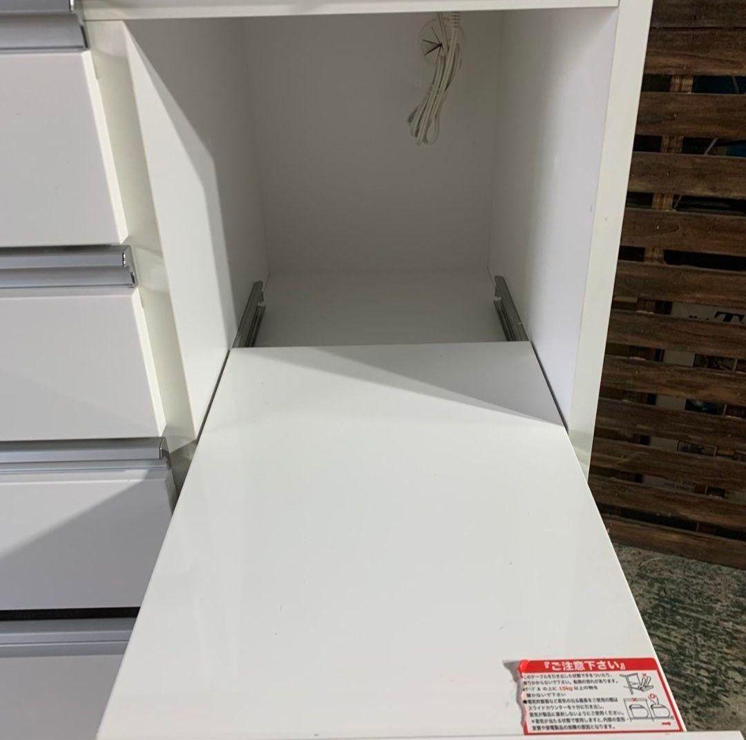 H377R\" NITORI RESUME キッチンボード 食器棚 ホワイト