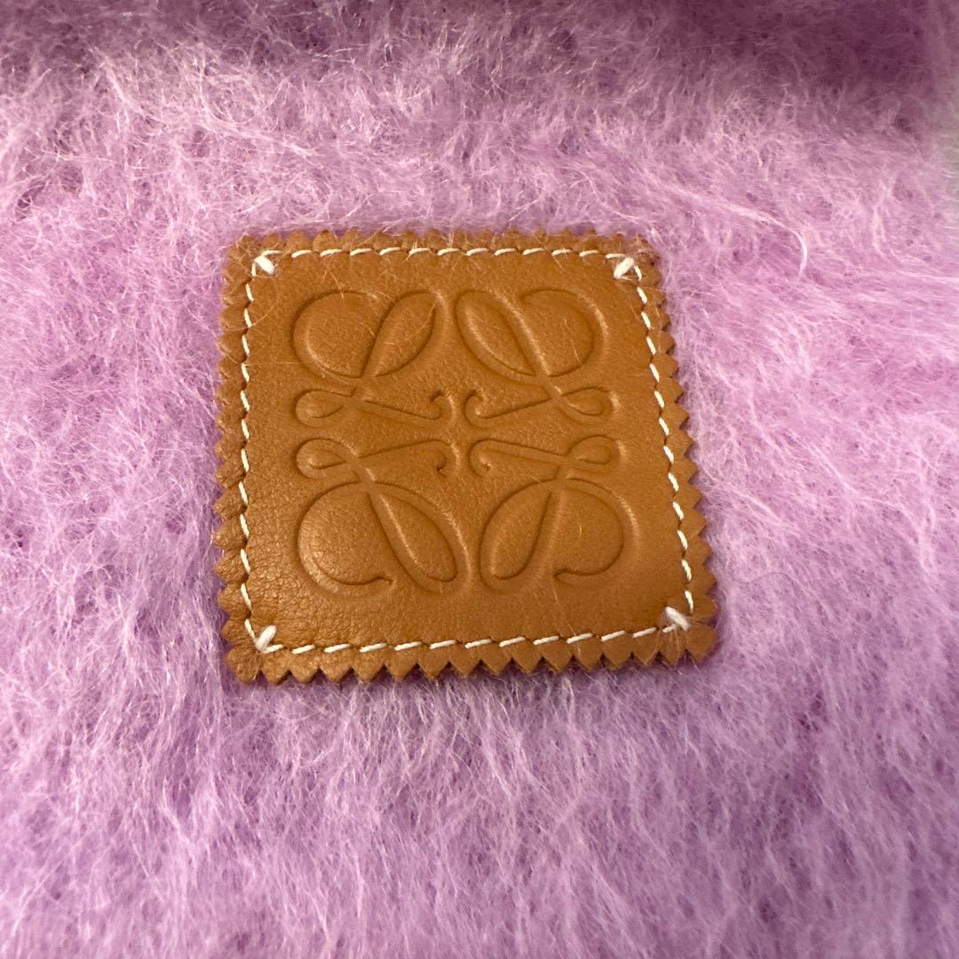 ロエベ♡ほぼ未使用♡紫♡マフラー♡美品