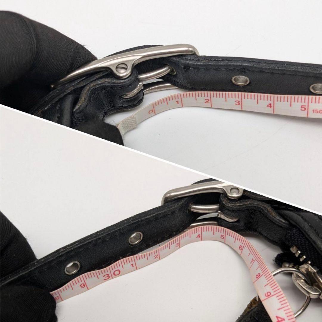 OLD COACH ワンショルダーレザーバック　ブラック