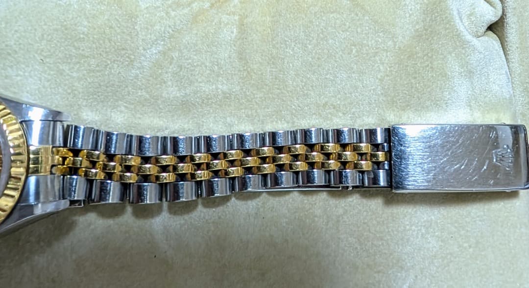 ROLEXロレックス デイトジャストコンビ 10Pダイヤ 中古 レディース