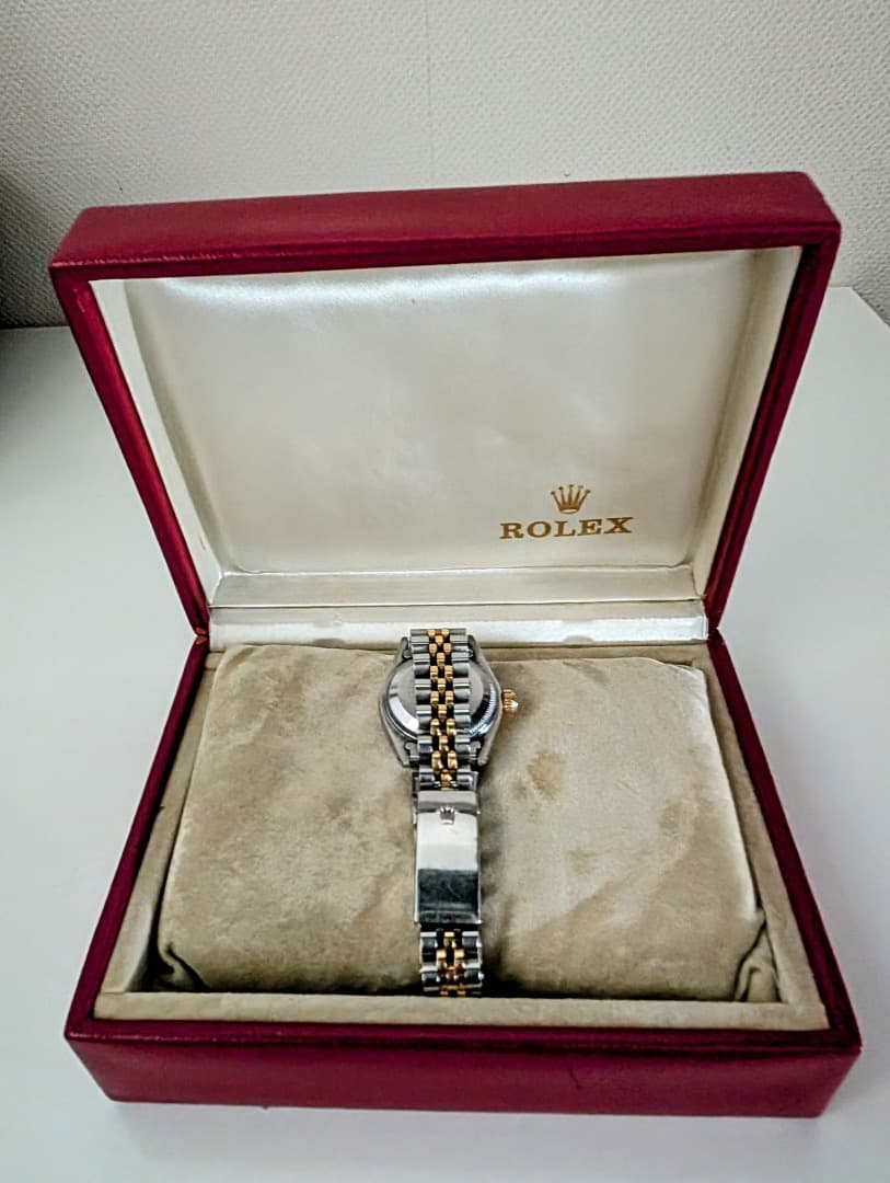 ROLEXロレックス デイトジャストコンビ 10Pダイヤ 中古 レディース