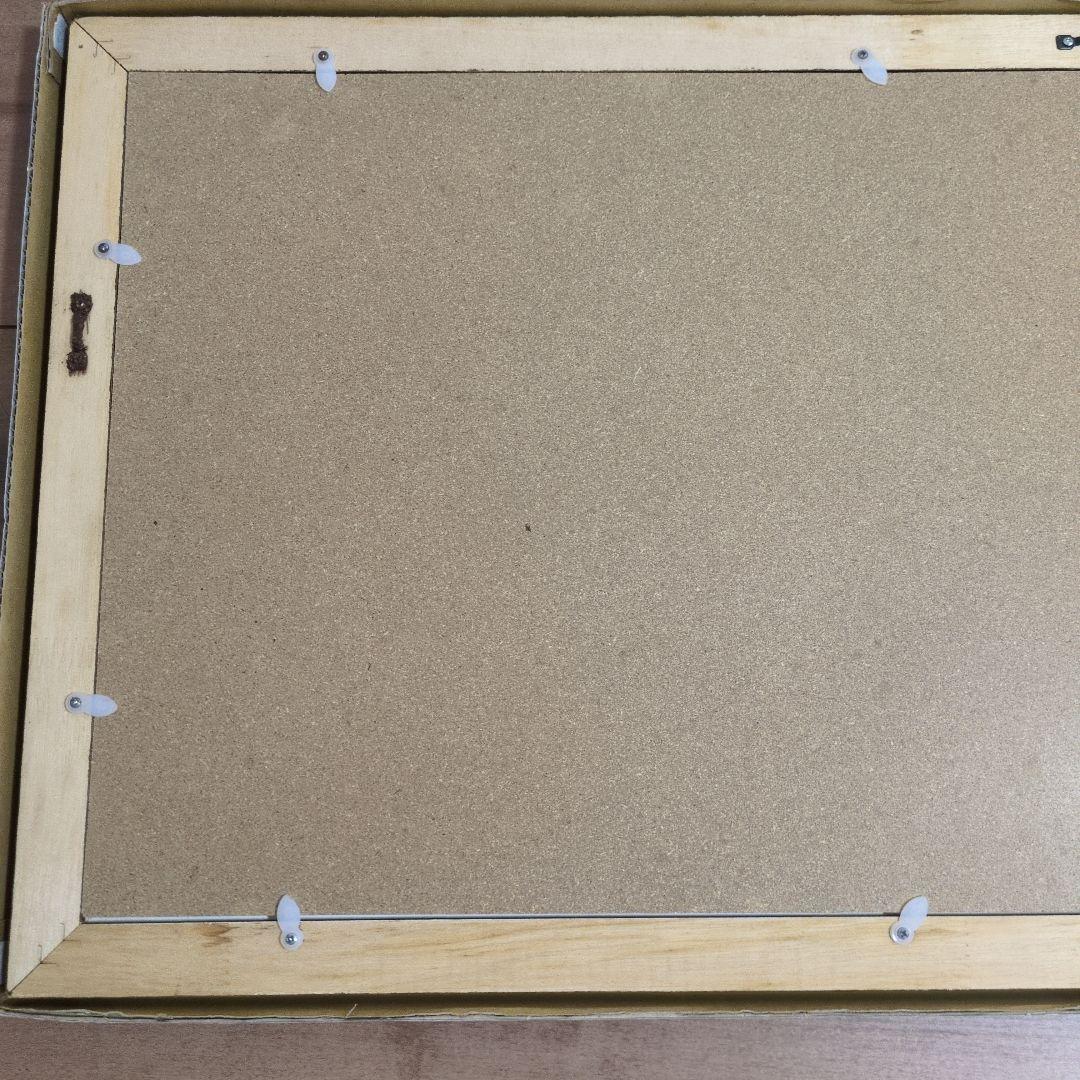 【即日発送】平山郁夫　月華厳島　水辺の風景 日本画 金色額縁