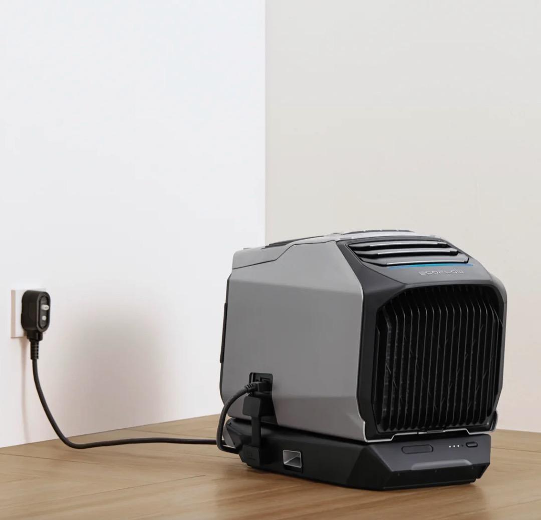 EcoFlow Wave 2 エアコン本体、バッテリー、別売り排気ダクトホース