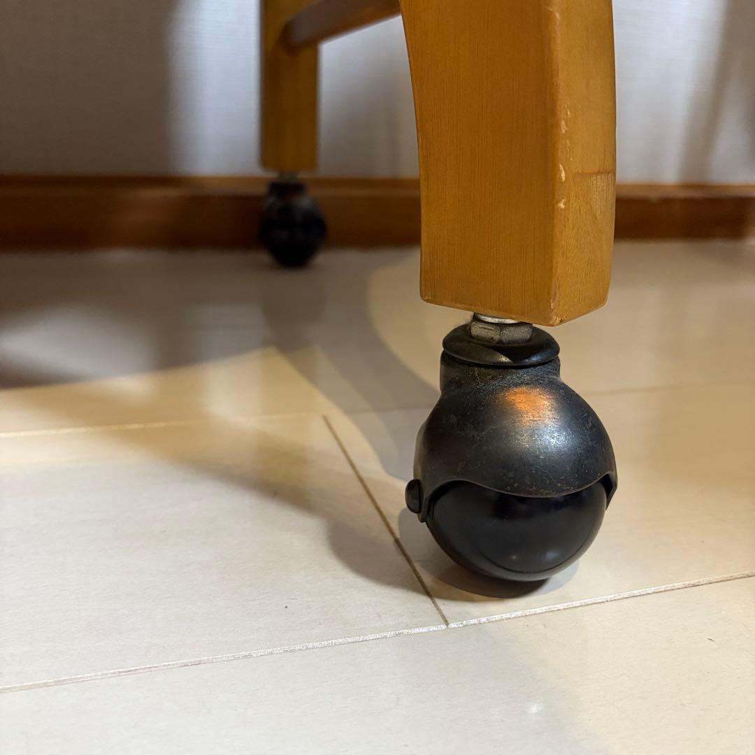 カリモク ダイニングチェア4脚セット キャスター付き karimoku