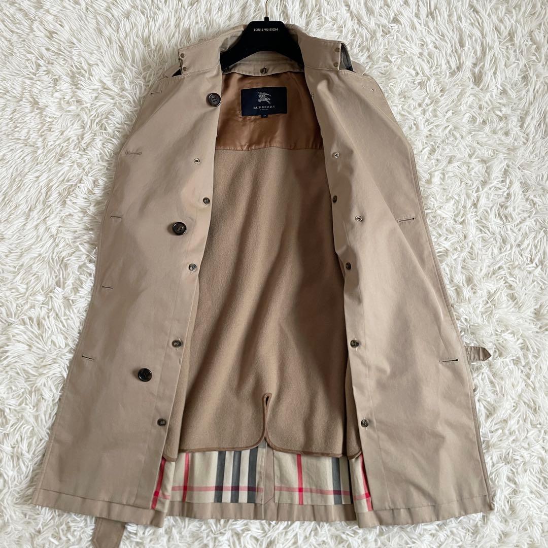 美品　タグ付　バーバリーロンドン　トレンチコート　ライナー　ハニーベージュ　L