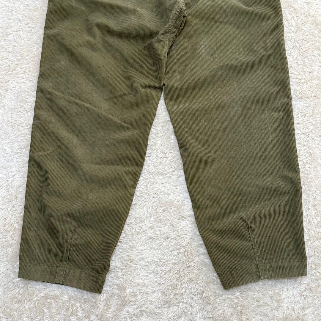 NT5155N PURPLE LABELコーデュロイ ワイドテーパードパンツ