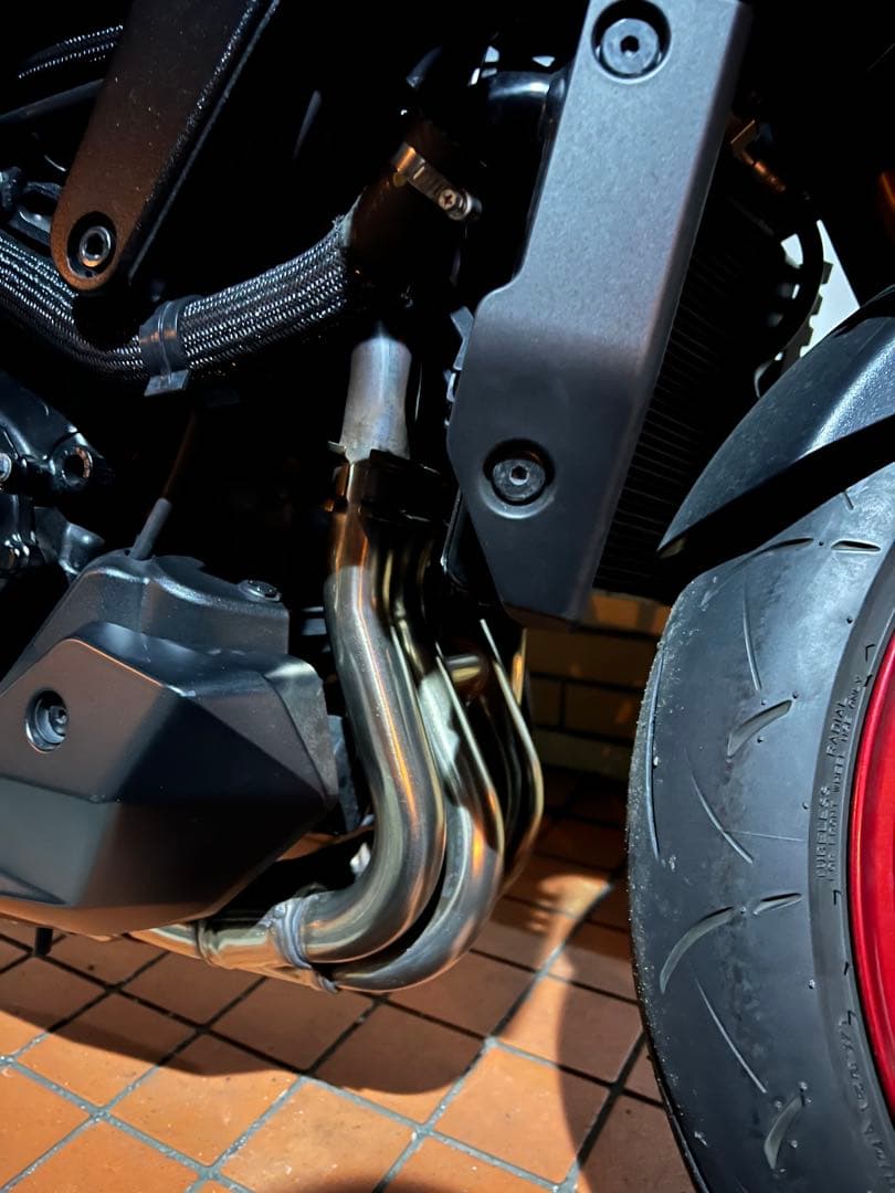 す GSX-S1000S カタナ 純正マフラー改 中間ストレート