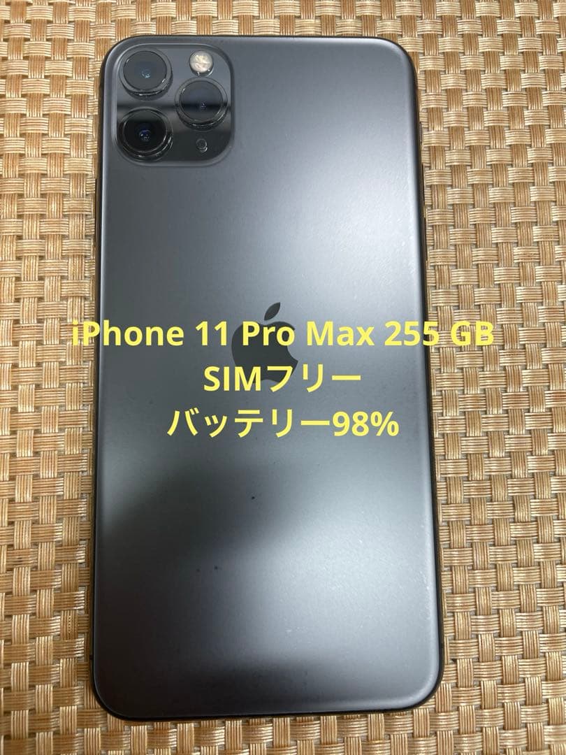 iPhone 11 Pro Max 256 GB スペースグレイSIMフリー