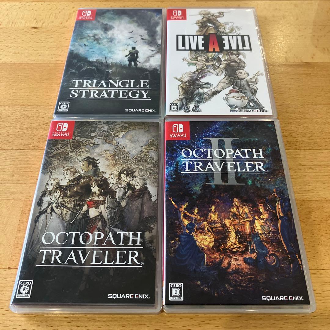 オクトパストラベラーなど 4本セット Switch HD-2D スクエニ