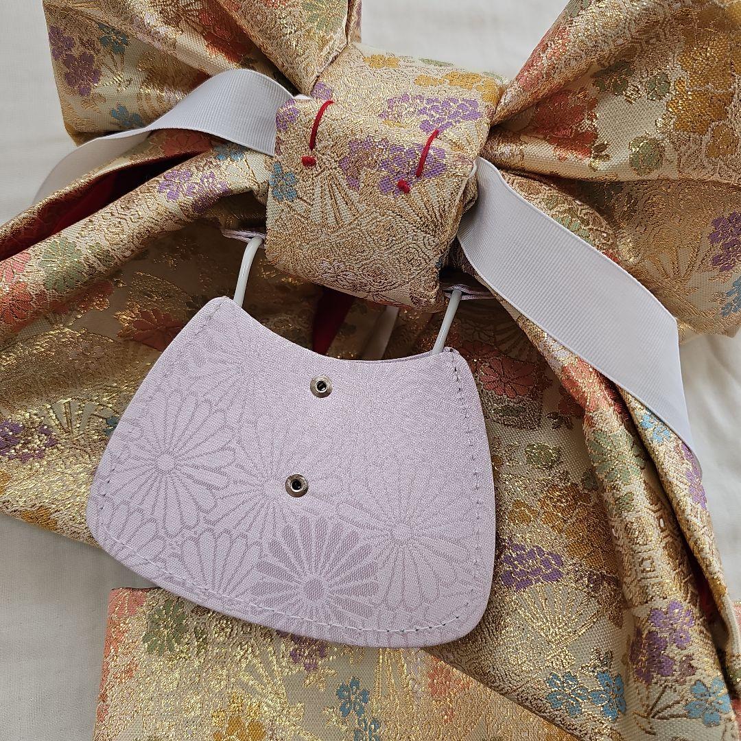 七五三　帯　草履　バッグ　はこせこセット　美品