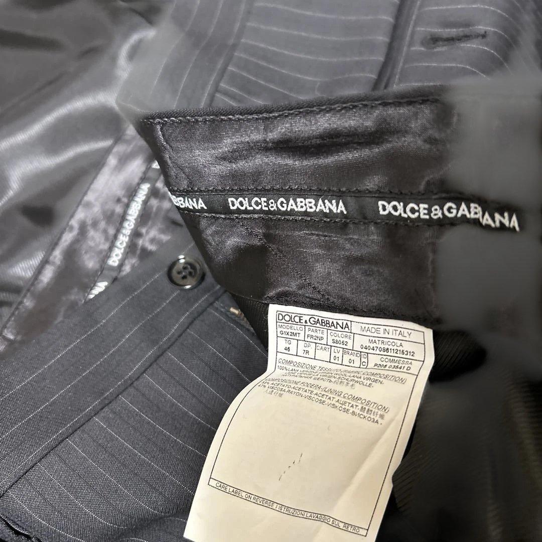 年末お値下げ☆ DOLCE&GABBANAブラックストライプスーツ
