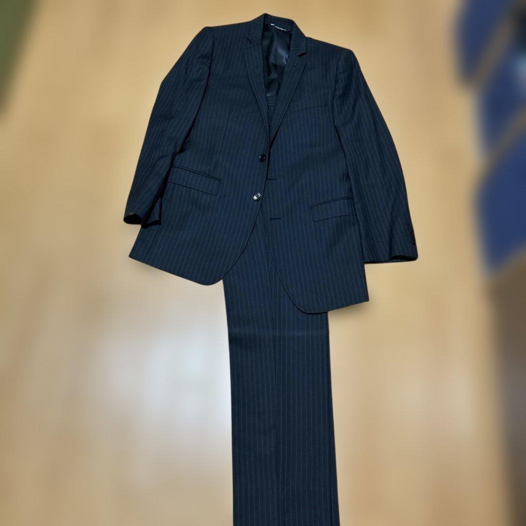 年末お値下げ☆ DOLCE&GABBANAブラックストライプスーツ