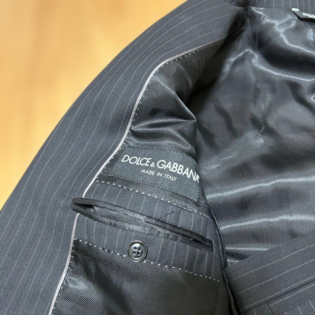 年末お値下げ☆ DOLCE&GABBANAブラックストライプスーツ
