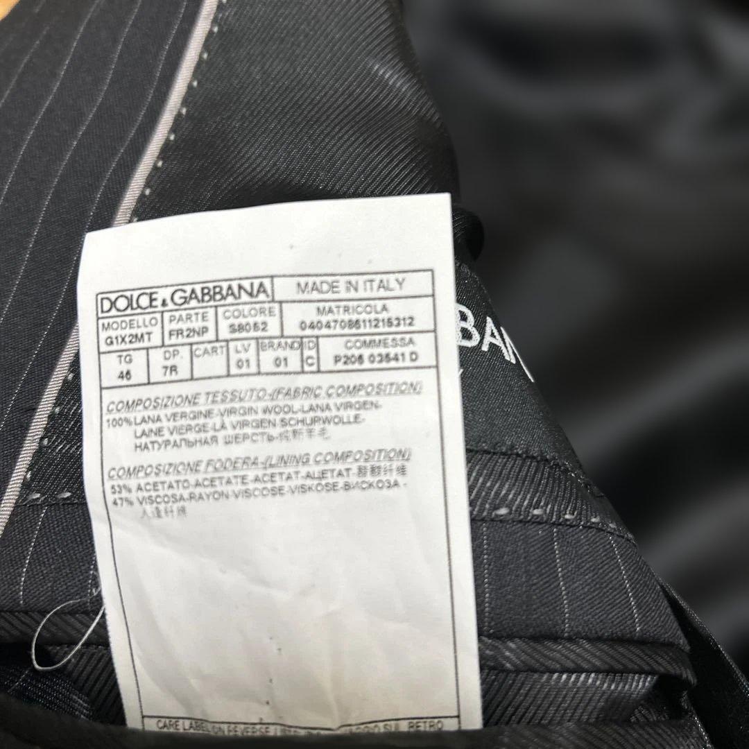 年末お値下げ☆ DOLCE&GABBANAブラックストライプスーツ