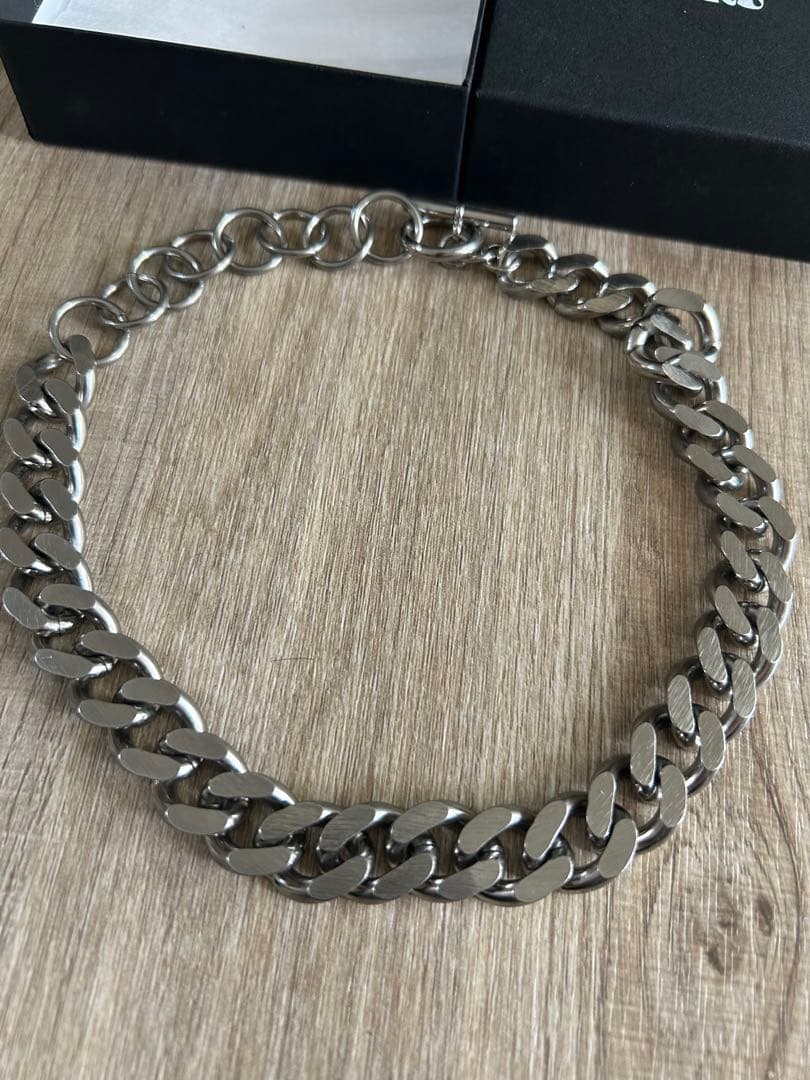 (最安値)大人気即完売Lui's 【mi-企画】シルバーチェーンネックレス