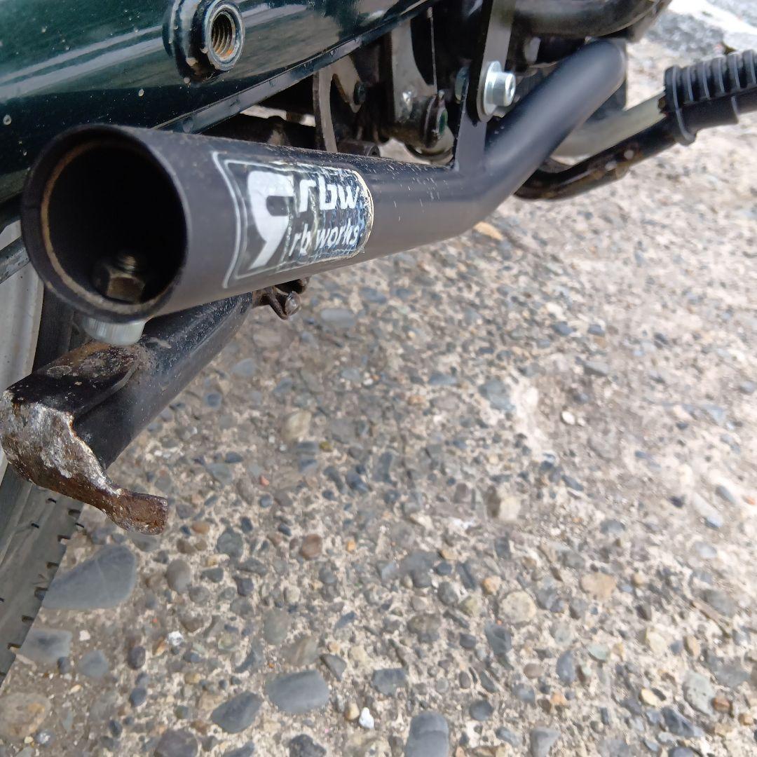 中古　スーパーカブ５０　９０　リトルカブ　ショートウェイブ管マフラー　バーディー