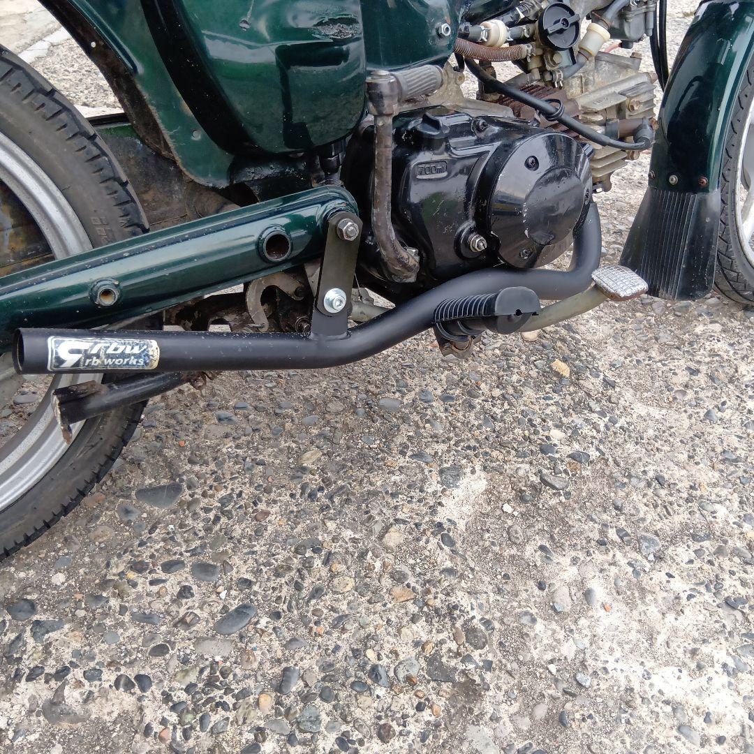 中古　スーパーカブ５０　９０　リトルカブ　ショートウェイブ管マフラー　バーディー