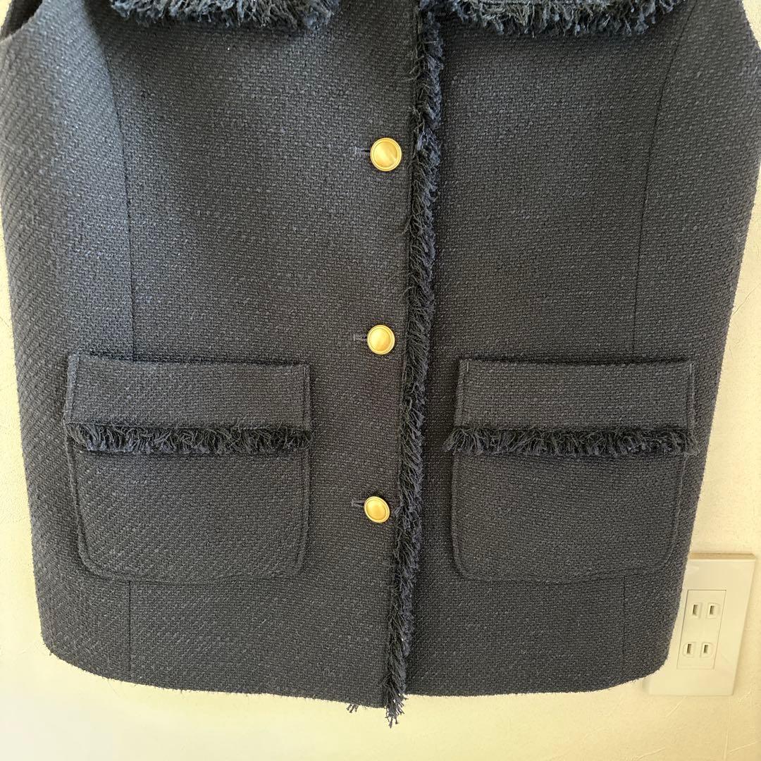 Green Label Relaxing ジレ ネイビー 入学式　卒業式