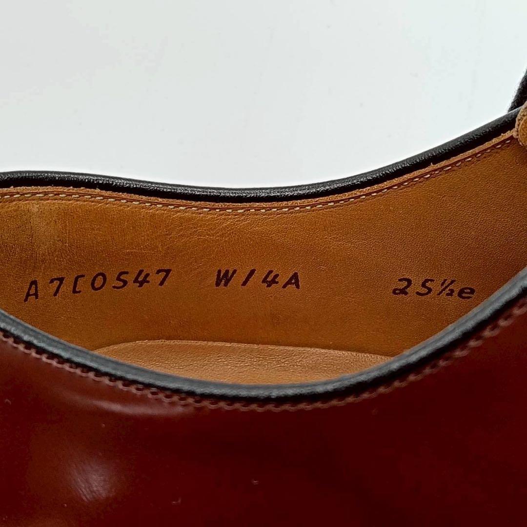 【美品】REGAL　ビジネスシューズ W14A　プレーントゥ　ブラウン　日本製